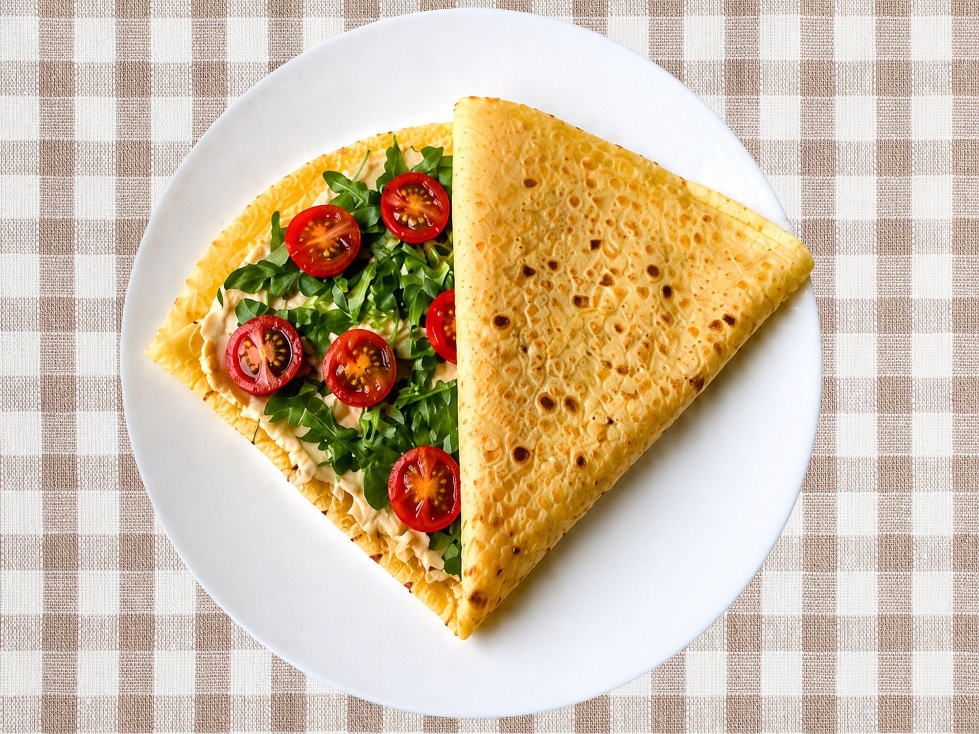 Crepe salata vegana